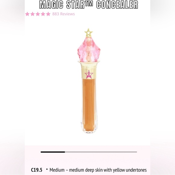 Shade 19.5 Magic Star Concealer by Jeffree Star - New in Box - Picture 2 of 4